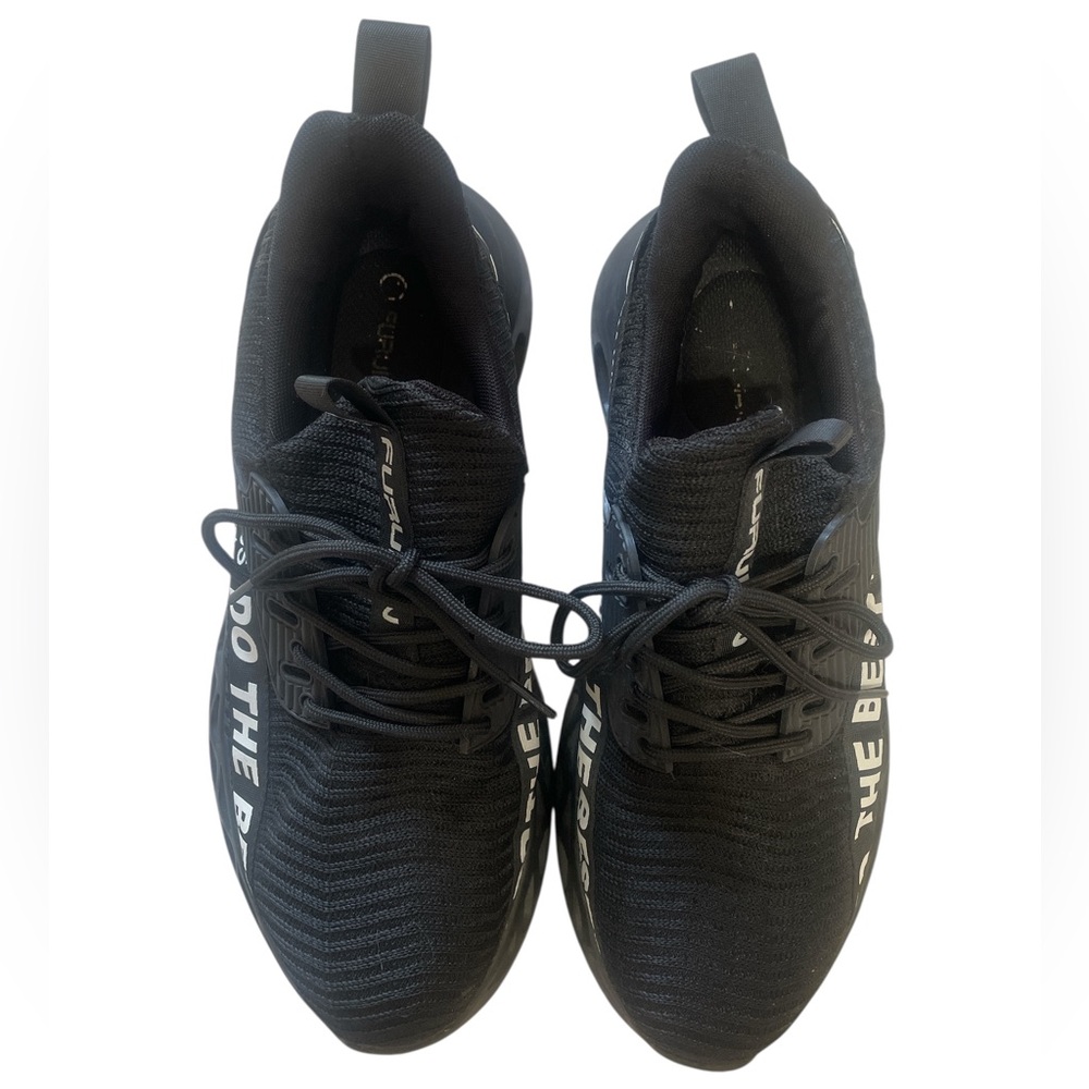 Furian Black Men's Steel-Toed Safety Shoes - Size 9.5 - Picture 3 of 7